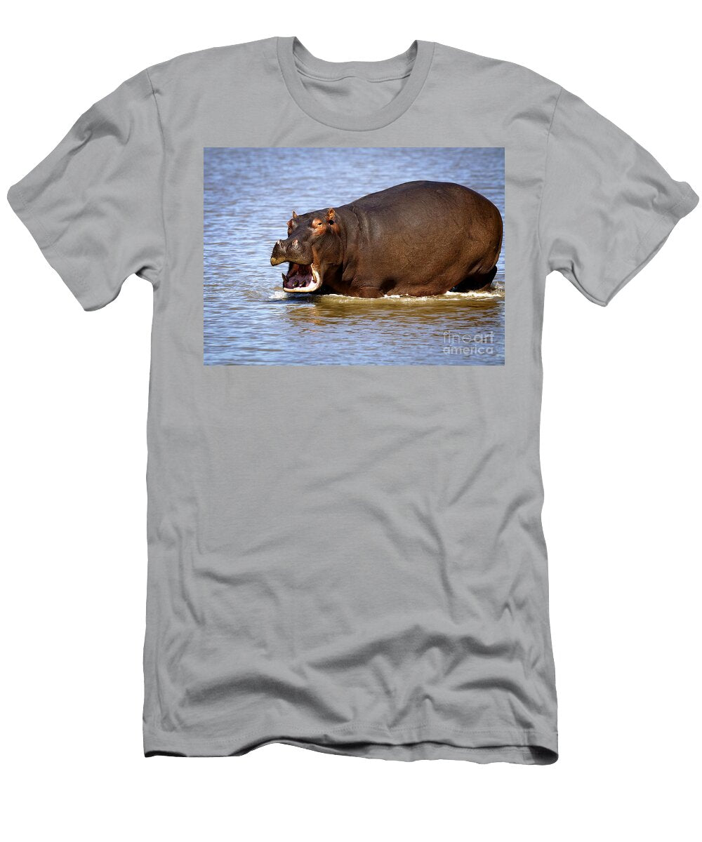 1006 Hippopotamus Steve Sturgill T-Shirt