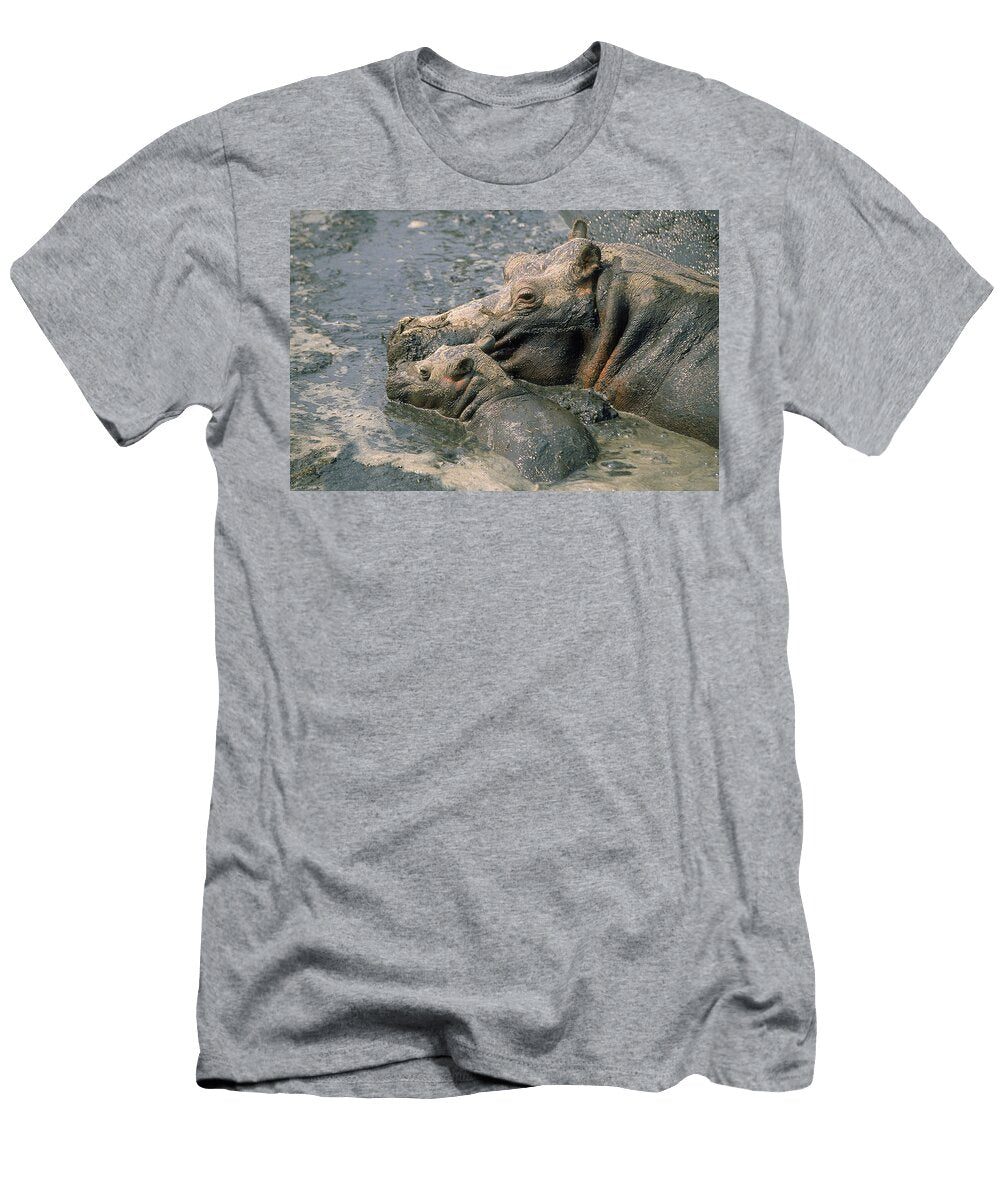 11 Hippopotamus Hippopotamus Amphibius Gerard Lacz T-Shirt