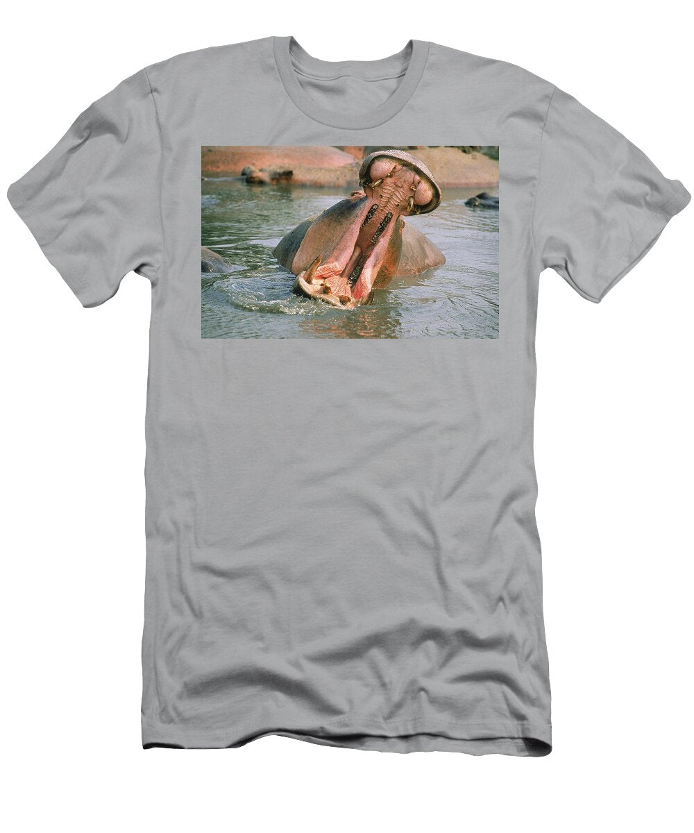 12 Hippopotamus Hippopotamus Amphibius Gerard Lacz T-Shirt