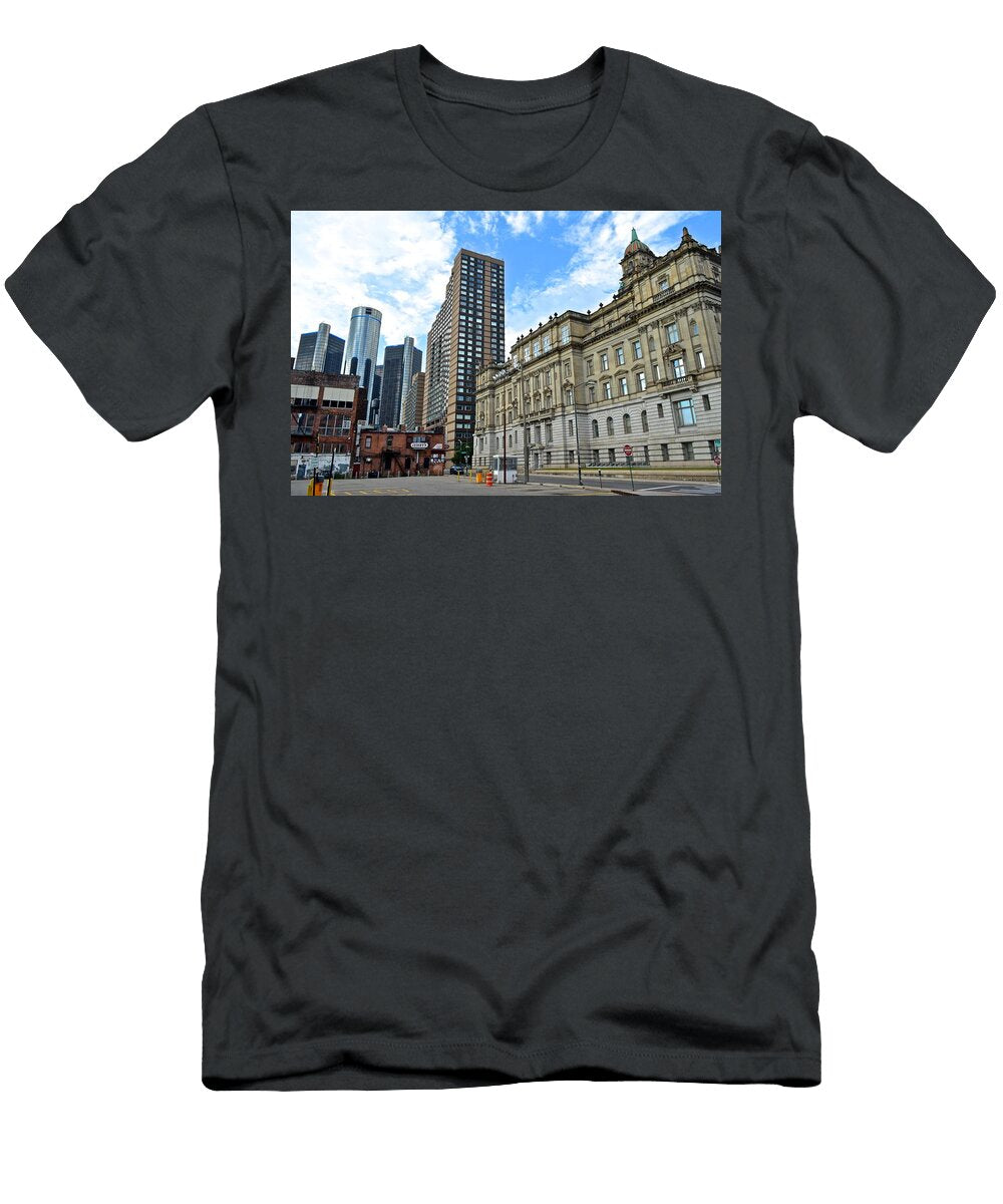 2 Detroit From Below Frozen in Time Fine Art Photography T-Shirt