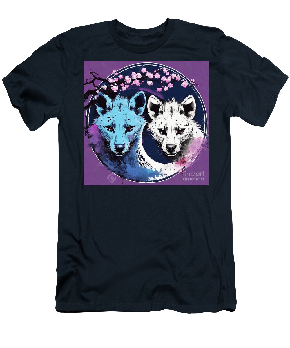 Arte Cute Hyenas Zen Adrien Efren T-Shirt