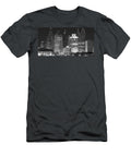 Black and Itwhite Night in Detroit Frozen in Time Fine Art Photography T-Shirt