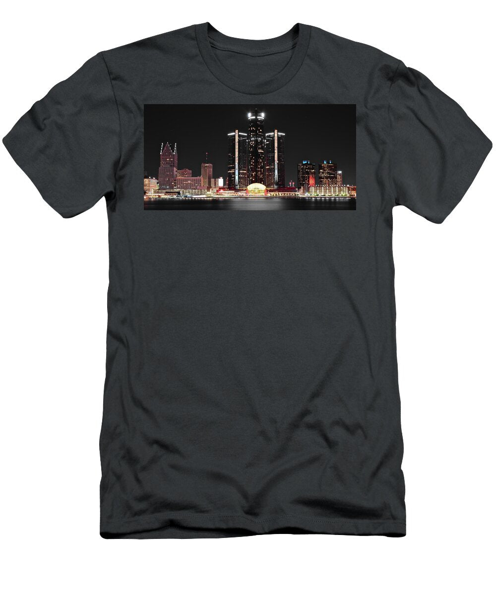 Black Night in Detroit Frozen in Time Fine Art Photography T-Shirt