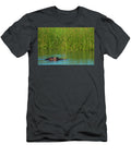 Hippo Hippopotamus Amphibius Peeking Ian Cumming T-Shirt