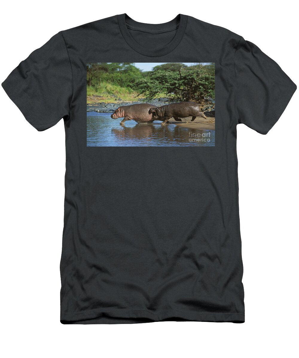 Hippopotamus Hippopotamus Amphibius Gerard Lacz T-Shirt