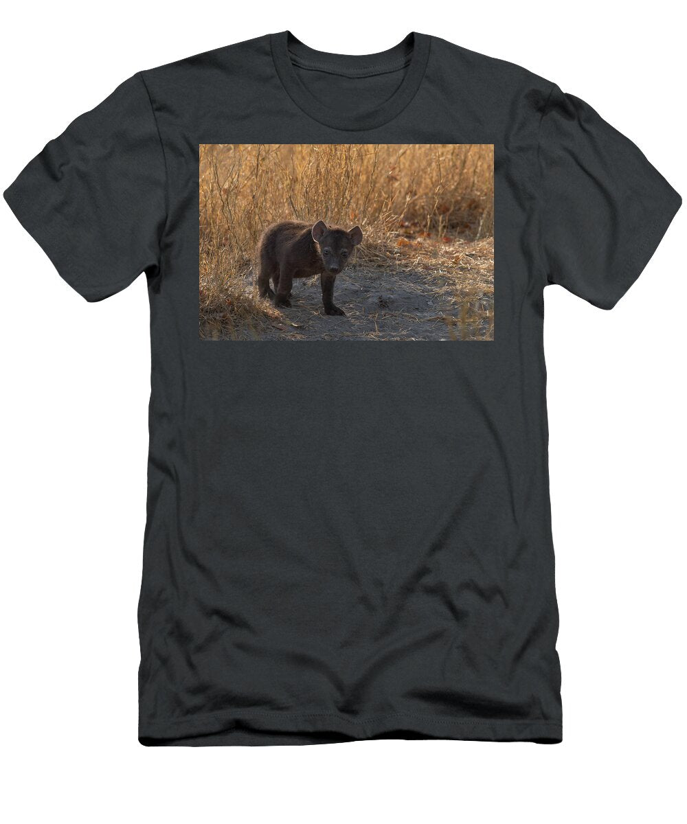 Hyena Cub Walking William Belvin T-Shirt