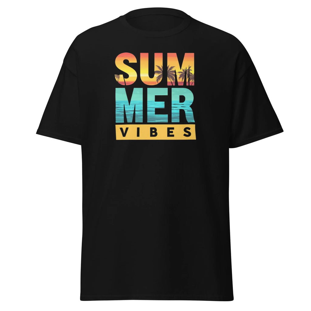 Summer Vibes Shirt, Retro Sunset Beach Design, Summer vacations, Gifts for summer lovers, summer vibes shirt.
