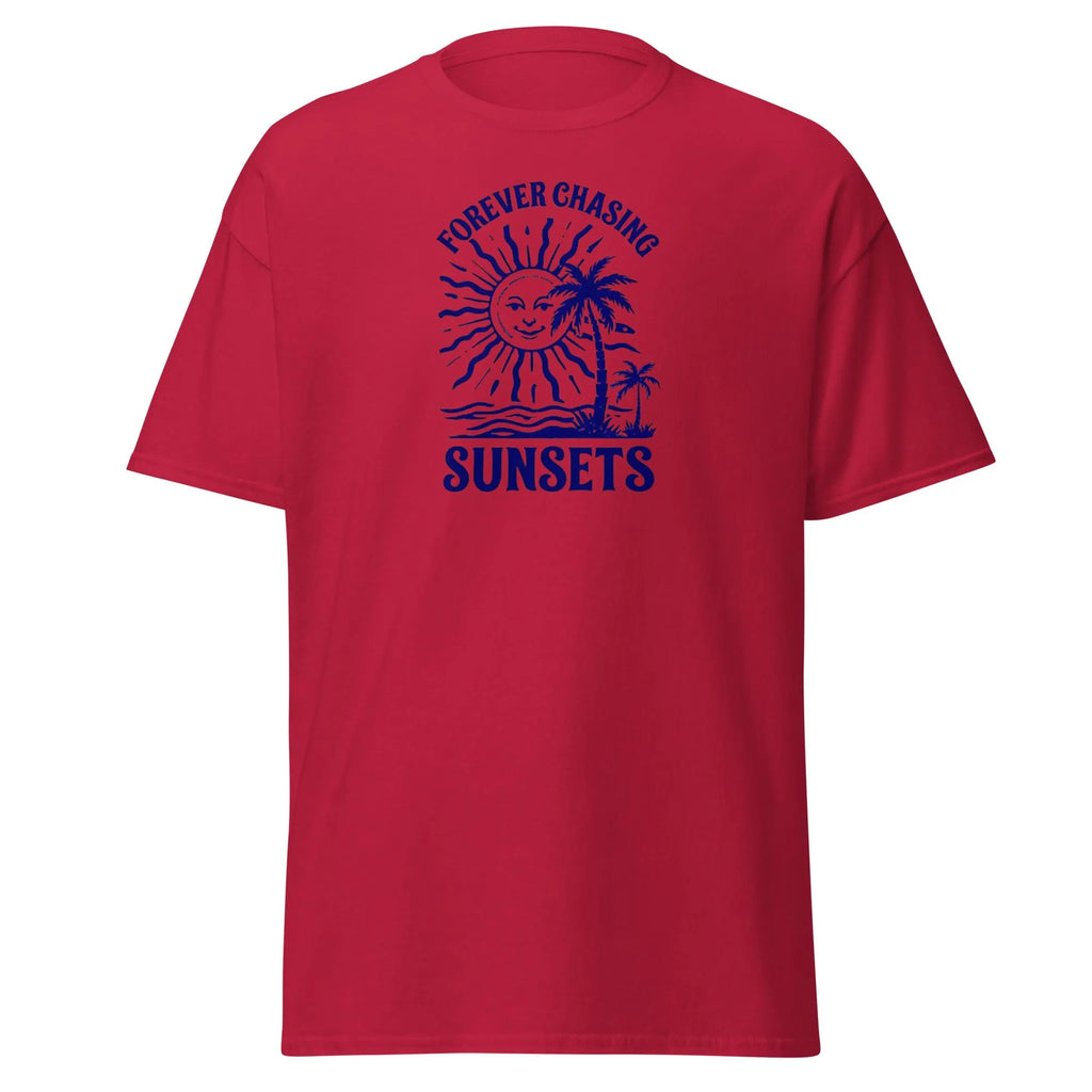 Sunset Vibes T-Shirt - "Forever Chasing Sunsets" | Aesthetic Beach Tee | Summer Travel Shirt.