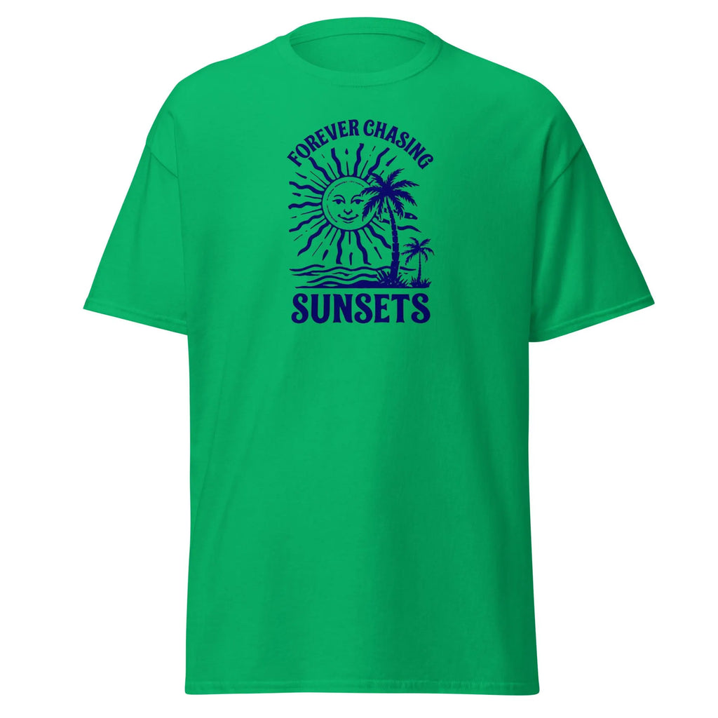 Sunset Vibes T-Shirt - "Forever Chasing Sunsets" | Aesthetic Beach Tee | Summer Travel Shirt.