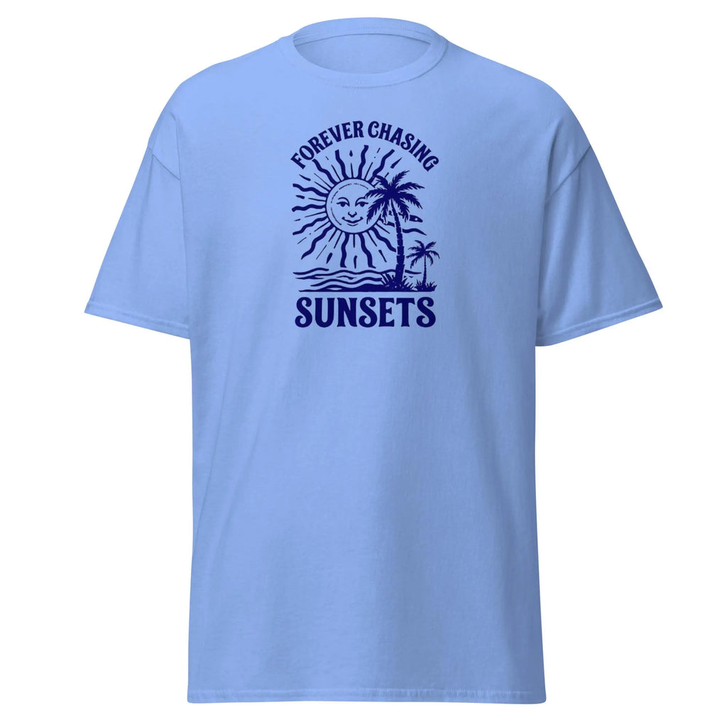 Sunset Vibes T-Shirt - "Forever Chasing Sunsets" | Aesthetic Beach Tee | Summer Travel Shirt.