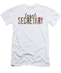Legal Secretary Leopard Print Funny Jensen Cena T-Shirt