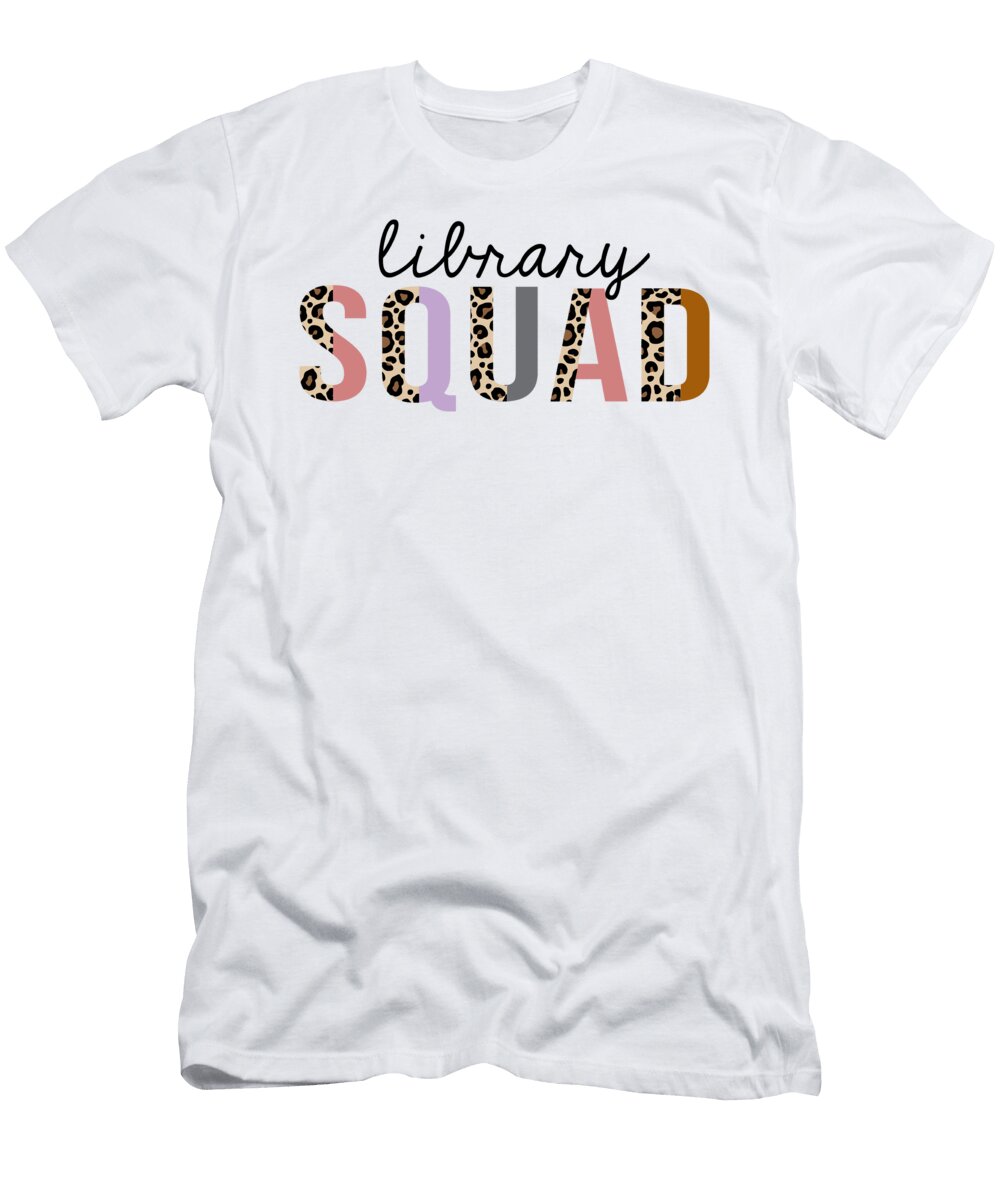 Library Squad Leopard Print Funny Jensen Cena T-Shirt