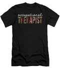 Occupational Therapist Leopard Print Funny Appreciation Jensen Cena T-Shirt