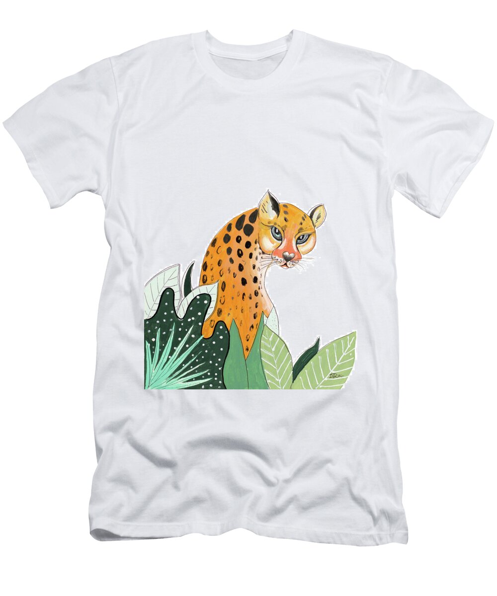 Peering Cheetah Patricia Pinto T-Shirt