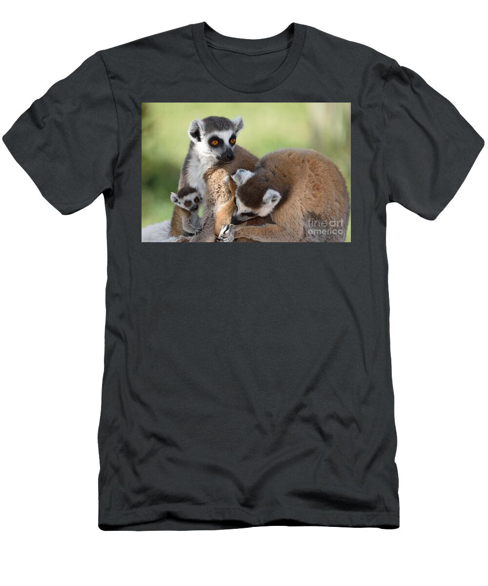 Ring Tailed Lemurs Family George Atsametakis T-Shirt