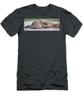 Two Hippos Hippopotamus Amphibius Nick Dale T-Shirt