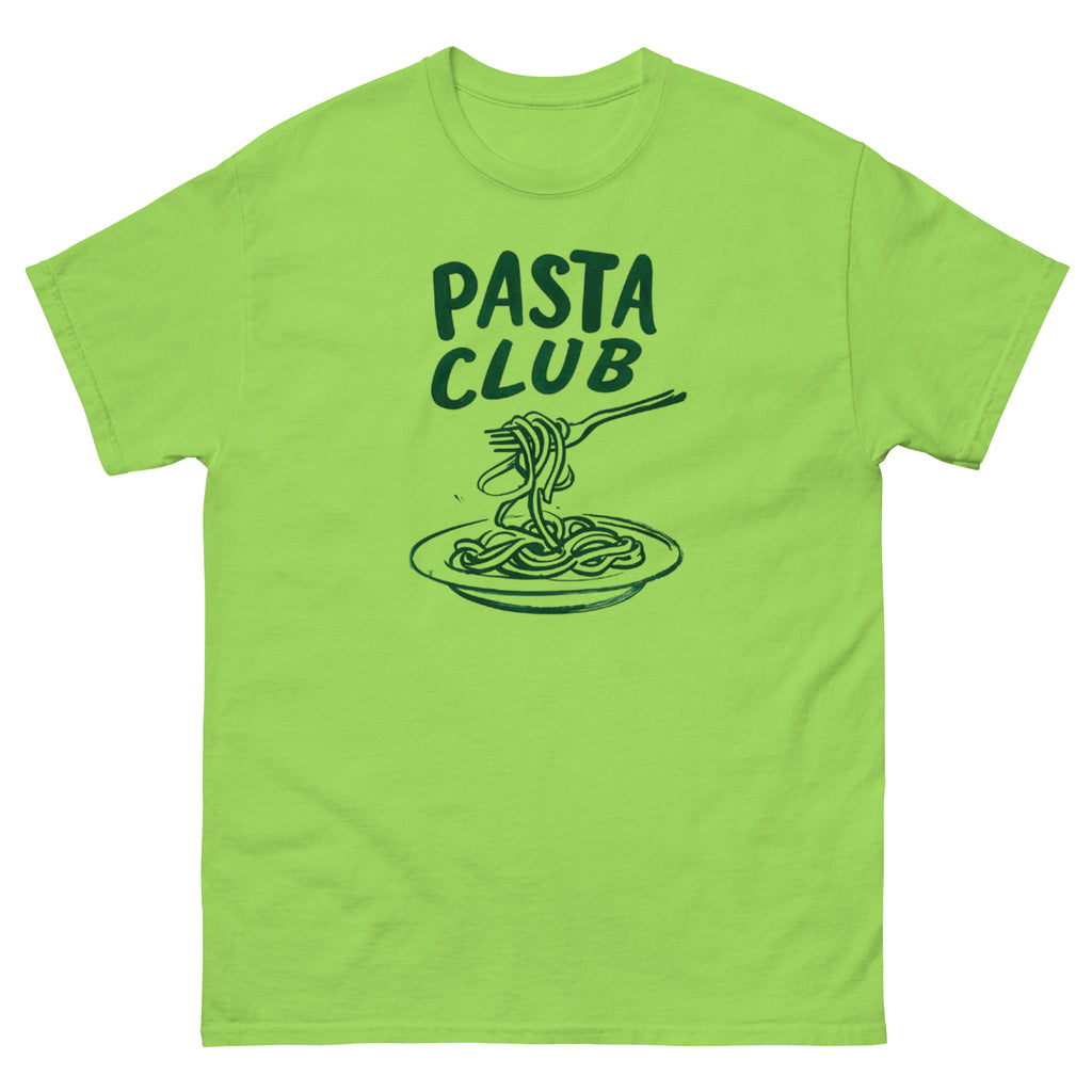 Pasta Club T-Shirt – Funny Foodie Graphic Tee for Pasta Lovers.