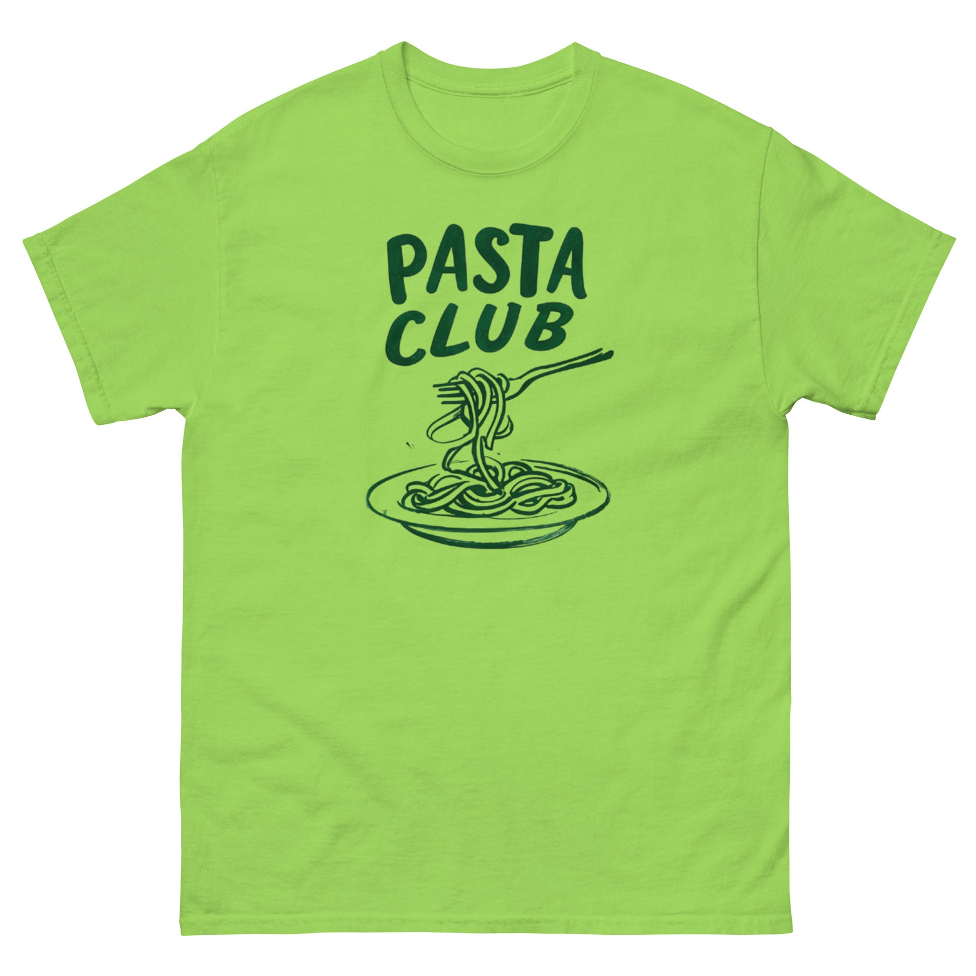 Pasta Club T-Shirt – Funny Foodie Graphic Tee for Pasta Lovers.