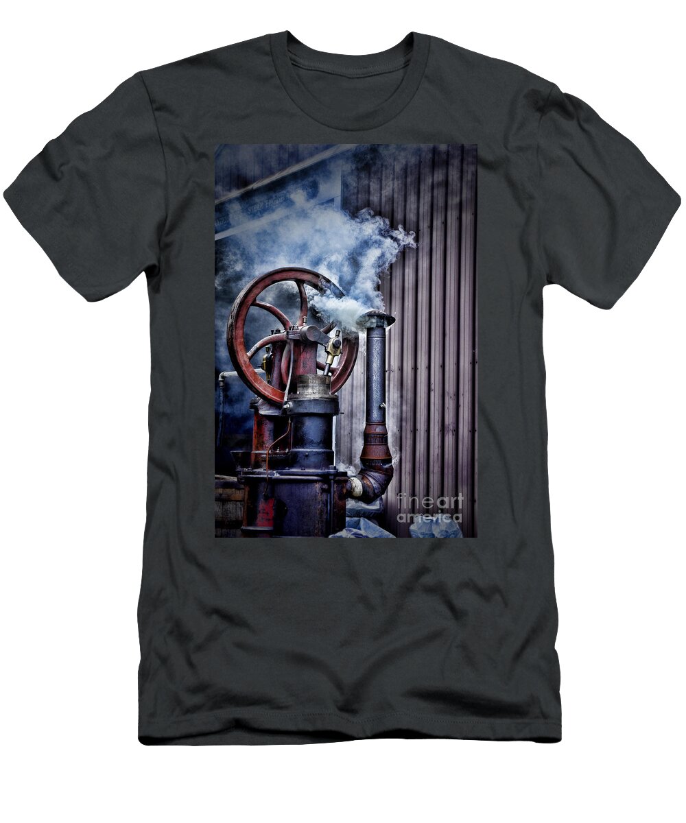 Vintage Steam Engine This Is Real Steampunk Paul Ward T-Shirt