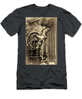 Vintage Steam Engine This Is Real Steampunk Retro Sepia Paul Ward T-Shirt